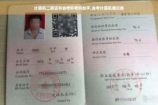 计算机二级证书自考好考吗知乎,自考计算机通过率