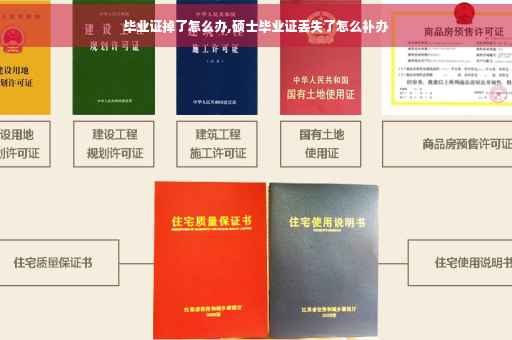 毕业证掉了怎么办,硕士毕业证丢失了怎么补办
