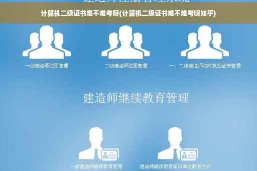 计算机二级证书难不难考呀(计算机二级证书难不难考呀知乎)