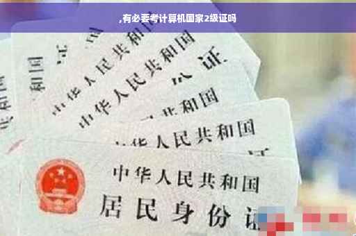 ,有必要考计算机国家2级证吗