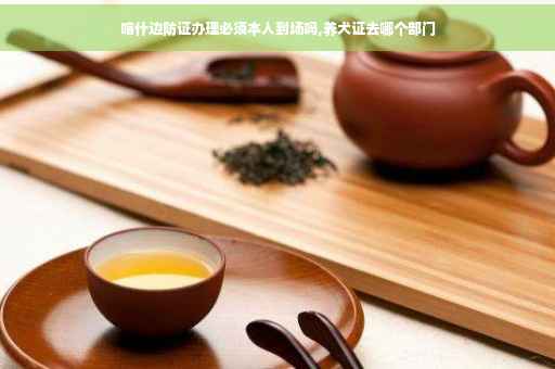 喀什边防证办理必须本人到场吗,养犬证去哪个部门