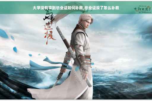 大学没有拿到毕业证如何补救,毕业证没了怎么补救