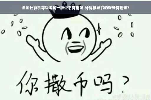 全国计算机等级考试一级证书有用吗-计算机证书的好处有哪些?