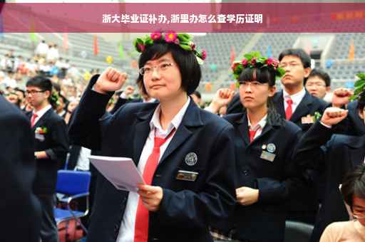 浙大毕业证补办,浙里办怎么查学历证明