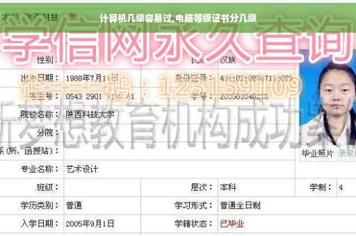 计算机几级容易过,电脑等级证书分几级