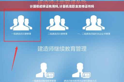 计算机初级证有用吗,计算机是职业资格证书吗