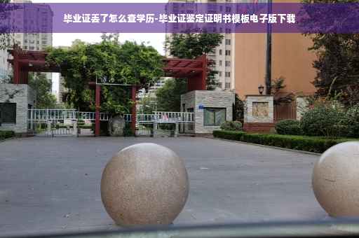 毕业证丢了怎么查学历-毕业证鉴定证明书模板电子版下载