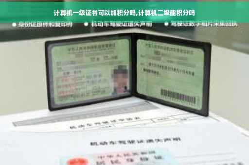计算机一级证书可以加积分吗,计算机二级能积分吗