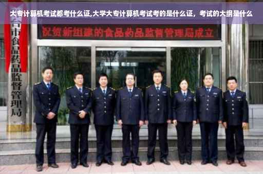 大专计算机考试都考什么证,大学大专计算机考试考的是什么证，考试的大纲是什么