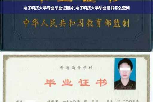 电子科技大学专业毕业证图片,电子科技大学毕业证书怎么查询