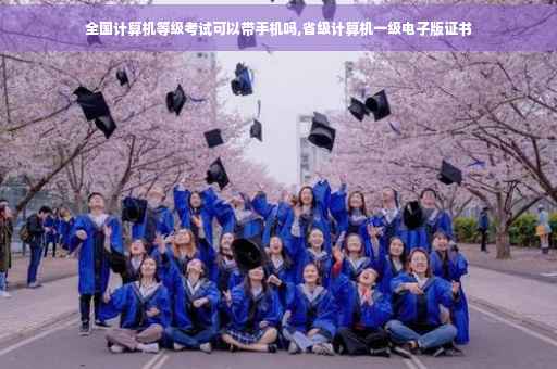 全国计算机等级考试可以带手机吗,省级计算机一级电子版证书