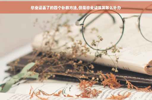 毕业证丢了的四个补救方法,但是毕业证没发怎么补办