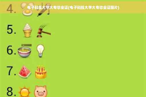 电子科技大学大专毕业证(电子科技大学大专毕业证图片)