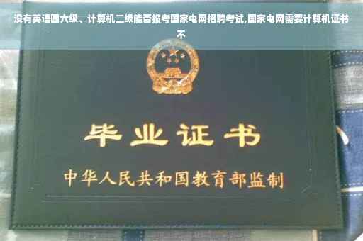 没有英语四六级、计算机二级能否报考国家电网招聘考试,国家电网需要计算机证书不