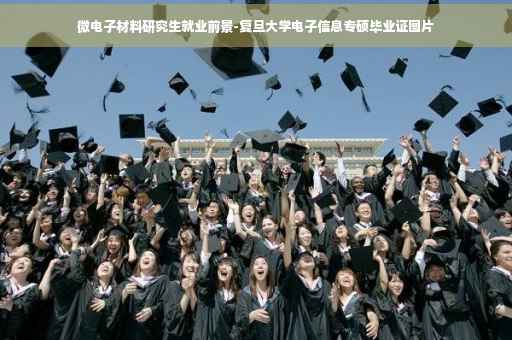 微电子材料研究生就业前景-复旦大学电子信息专硕毕业证图片