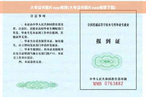 大专证书图片app推荐(大专证书图片app推荐下载)