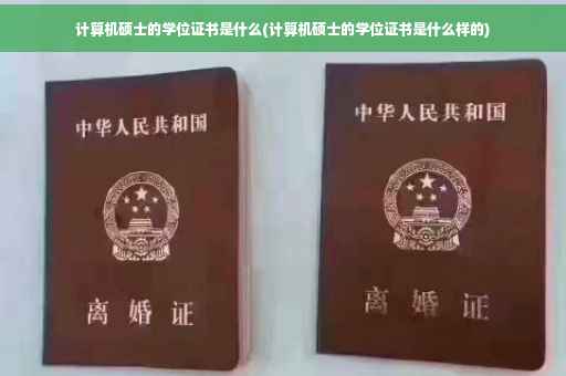 计算机硕士的学位证书是什么(计算机硕士的学位证书是什么样的)