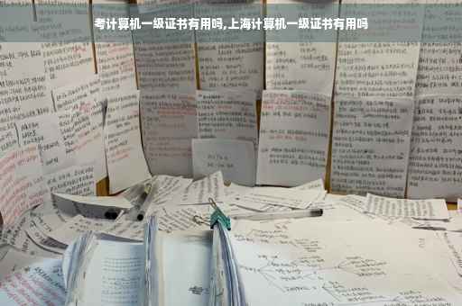 考计算机一级证书有用吗,上海计算机一级证书有用吗