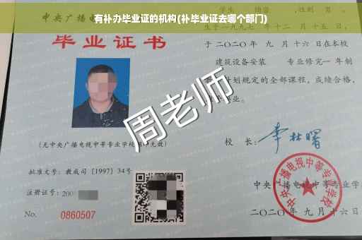 有补办毕业证的机构(补毕业证去哪个部门)