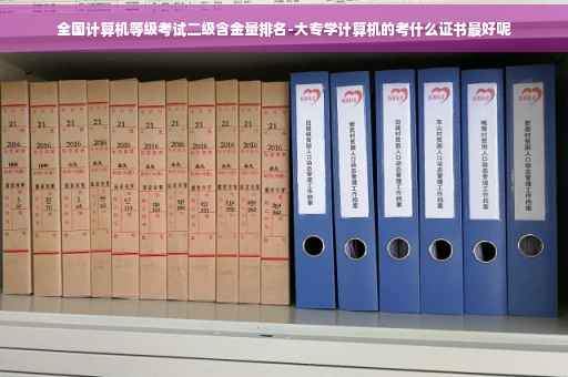 全国计算机等级考试二级含金量排名-大专学计算机的考什么证书最好呢 全国计算机等级考试二级含金量排名-大专学计算机的考什么证书最好呢
