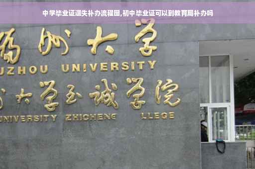 中学毕业证遗失补办流程图,初中毕业证可以到教育局补办吗
