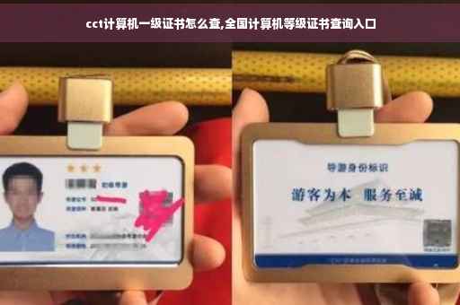 cct计算机一级证书怎么查,全国计算机等级证书查询入口