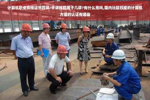 计算机职业资格证书四级/中级技能属于几级?有什么用吗,国内比较权威的计算机方面的认证有哪些