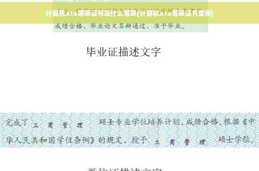 计算机ata等级证书是什么等级(计算机ata等级证书查询)