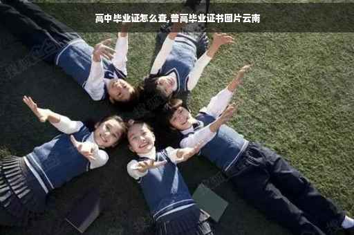 高中毕业证怎么查,普高毕业证书图片云南