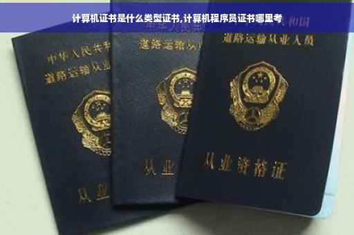 计算机证书是什么类型证书,计算机程序员证书哪里考