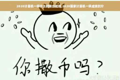 2020计算机一级什么时候出成绩,2020国家计算机一级成绩划分