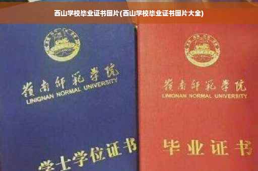 西山学校毕业证书图片(西山学校毕业证书图片大全)