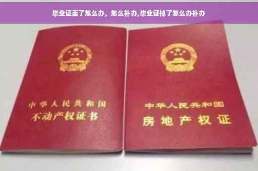 毕业证丢了怎么办，怎么补办,毕业证掉了怎么办补办