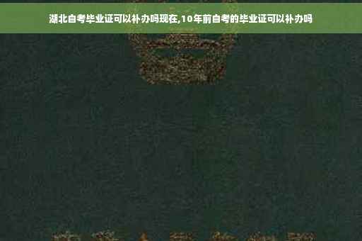 湖北自考毕业证可以补办吗现在,10年前自考的毕业证可以补办吗 湖北自考毕业证可以补办吗现在,10年前自考的毕业证可以补办吗