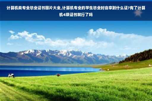 计算机类专业毕业证书图片大全,计算机专业的学生毕业时会拿到什么证?有了计算机4级证书就行了吗