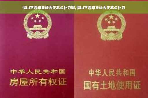 保山学院毕业证丢失怎么补办呢,保山学院毕业证丢失怎么补办