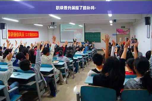 职级晋升漏报了能补吗-