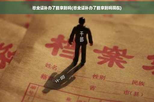 毕业证补办了能拿到吗(毕业证补办了能拿到吗现在)