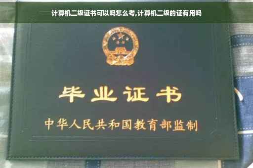 计算机二级证书可以吗怎么考,计算机二级的证有用吗
