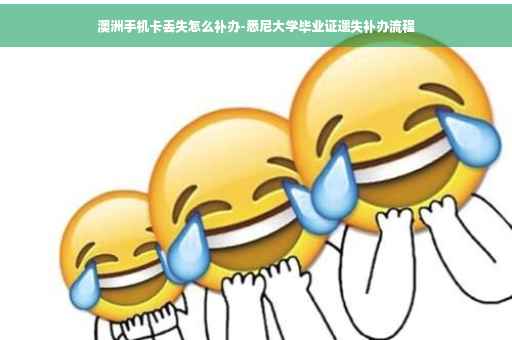 澳洲手机卡丢失怎么补办-悉尼大学毕业证遗失补办流程