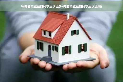 补办的毕业证如何学历认证(补办的毕业证如何学历认证呢)