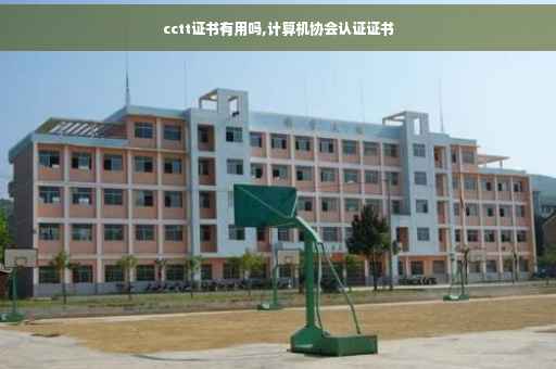cctt证书有用吗,计算机协会认证证书