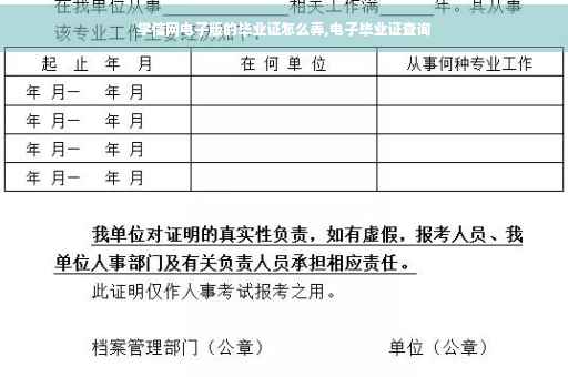 学信网电子版的毕业证怎么弄,电子毕业证查询