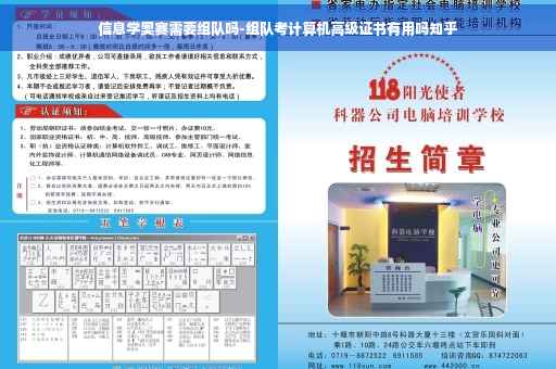 信息学奥赛需要组队吗-组队考计算机高级证书有用吗知乎