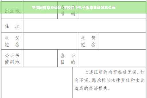 学信网有毕业证吗-学校能下电子版毕业证吗怎么弄