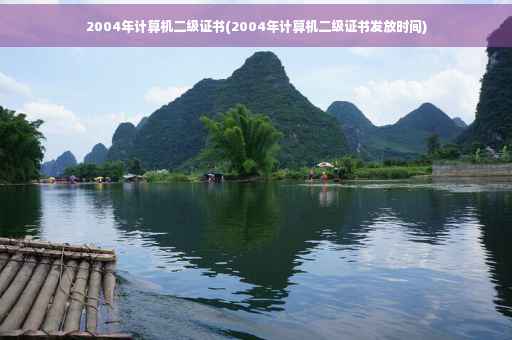 2004年计算机二级证书(2004年计算机二级证书发放时间)