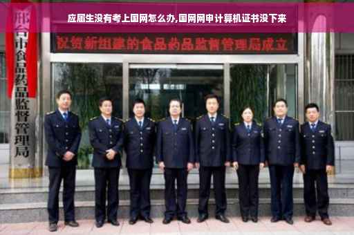 应届生没有考上国网怎么办,国网网申计算机证书没下来