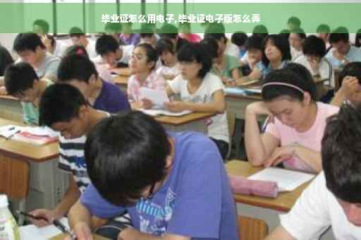 毕业证怎么用电子,毕业证电子版怎么弄
