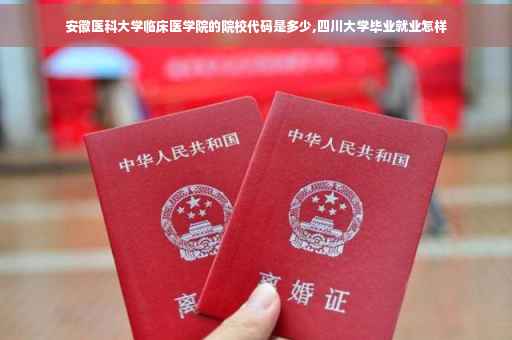 安徽医科大学临床医学院的院校代码是多少,四川大学毕业就业怎样