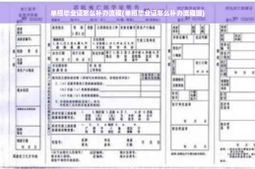 单招毕业证怎么补办流程(单招毕业证怎么补办流程图) 单招毕业证怎么补办流程(单招毕业证怎么补办流程图)